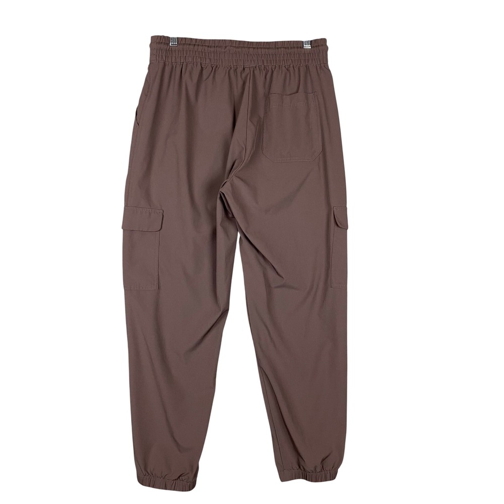 Old Navy StretchTech High Waisted Cargo Jogger Pants Women Medium Mythical Brown - Picture 2 of 11
